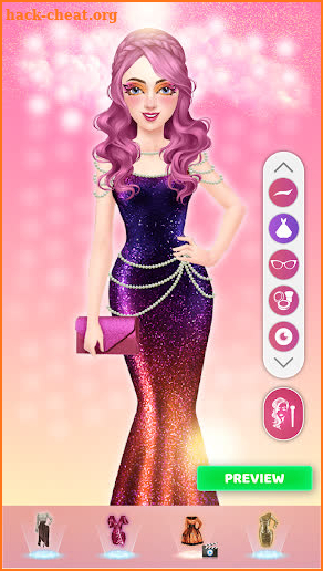 Fashion Girl Dress Up Game screenshot