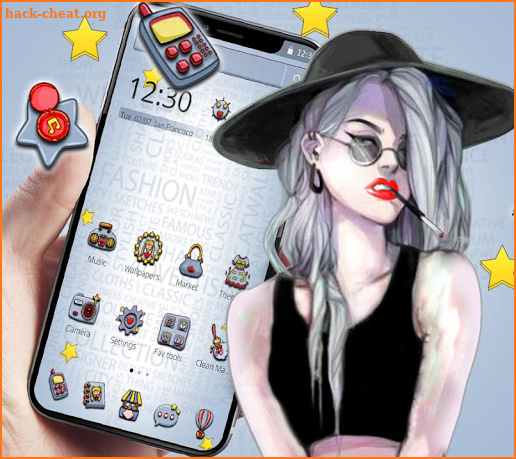 Fashion Girl Theme screenshot