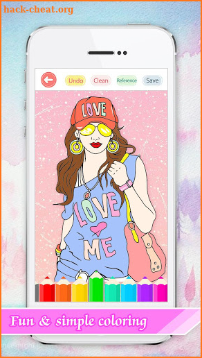 Fashion Girls Coloring Pages: Dress Up Salon screenshot