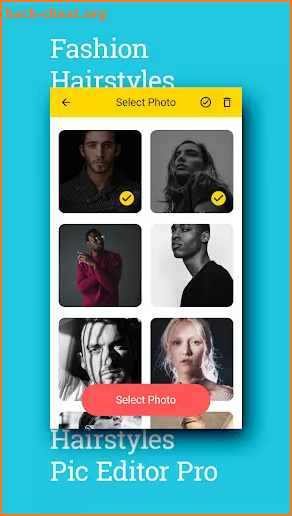 Fashion Hairstyles Pic Editor Pro screenshot