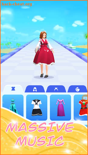 Fashion Long Hair - Music Run screenshot