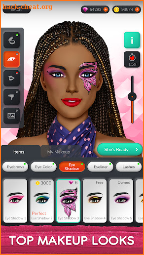 Fashion Makeup Artist: Hair Style & Beauty Studio screenshot