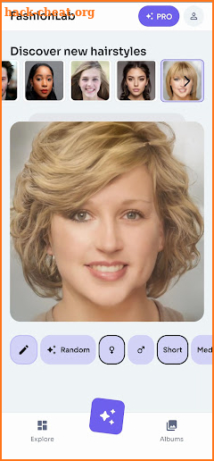 FashionLab: Hairstyle Try-On screenshot
