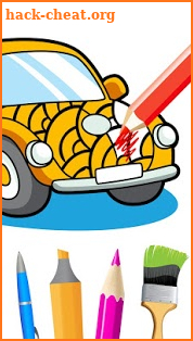 Fast Cars Coloring Book - Draw Something screenshot