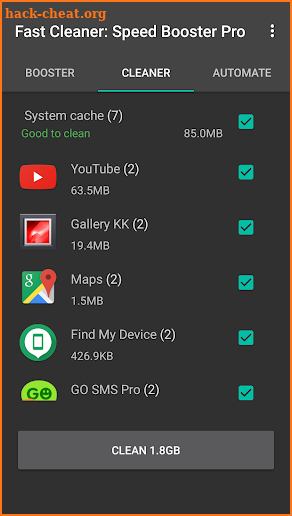 Fast Clean: Speed Booster Pro screenshot