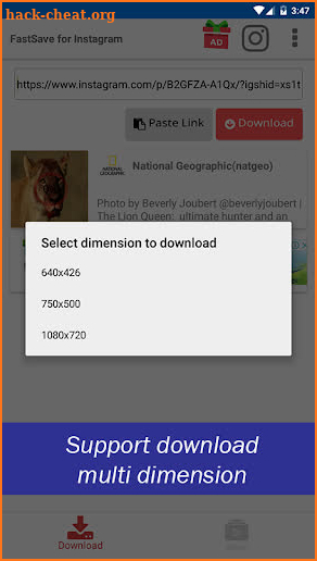 Fast Download for Instagram screenshot