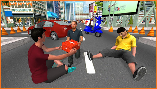 Fast Motorbike Medicine Delivery Boy screenshot