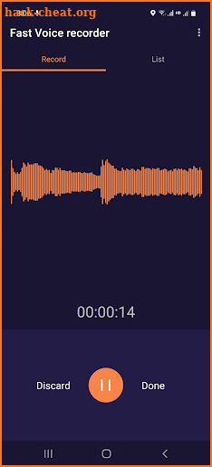 Fast Voice Recorder screenshot