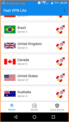 Fast VPN Lite screenshot