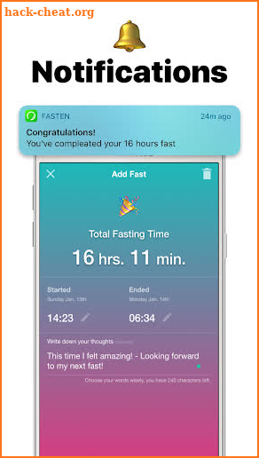 Fasten - Fasting Tracker Free screenshot