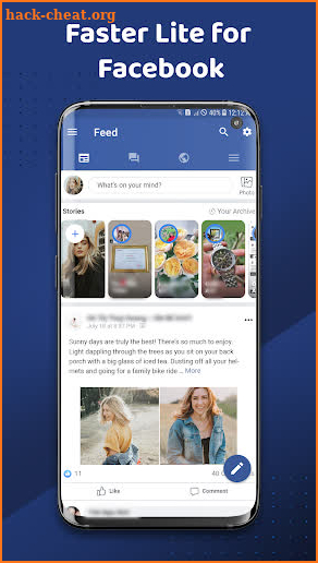 Faster Lite for Facebook - Multi accounts for FB screenshot