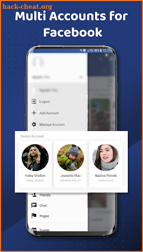 Faster Lite for Facebook - Multi accounts for FB screenshot