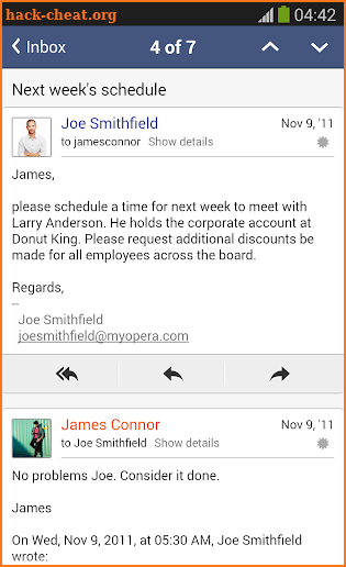 FastMail screenshot