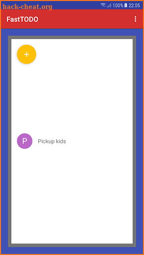 FastTODO screenshot