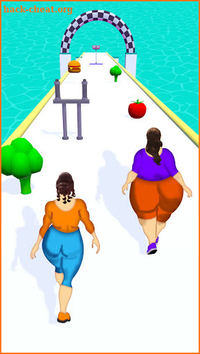 Fat Body Run Rush Race Pusher screenshot