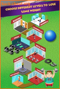 Fat to Fit: Weight Loss Fitness Gym Simulator screenshot