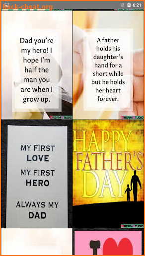 fathers day greeting cards 2020 screenshot