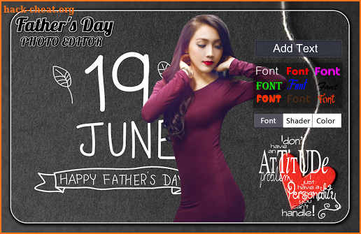 Father's Day Photo Editor screenshot