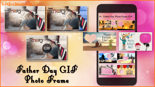 Fathers Day Photo Frame Editor 2018 screenshot