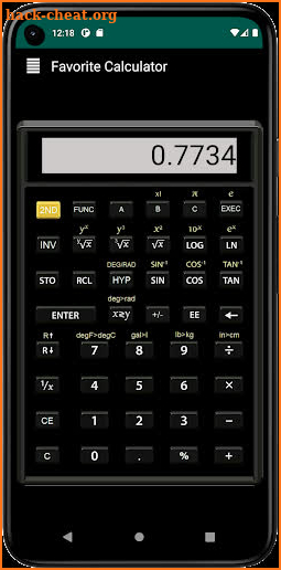 Favorite Calculator screenshot