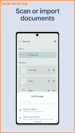 Fax From Mobile - Send Faxes screenshot