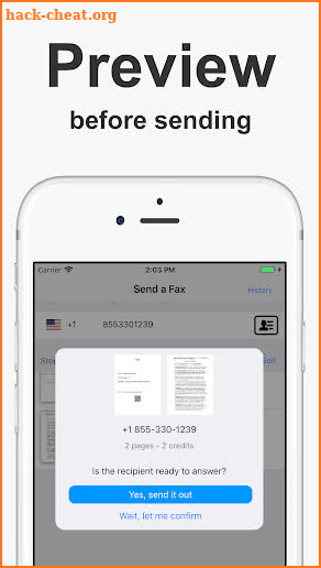 Fax Gun: Free Fax - Send & Receive Fax for Free screenshot