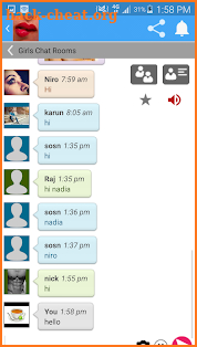 F.B GIRLS CHAT screenshot