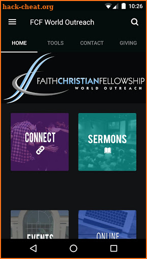 FCF World Outreach screenshot