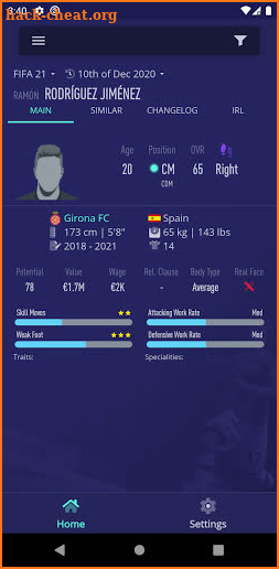 FCM - Career Mode 21 Database & Potentials screenshot