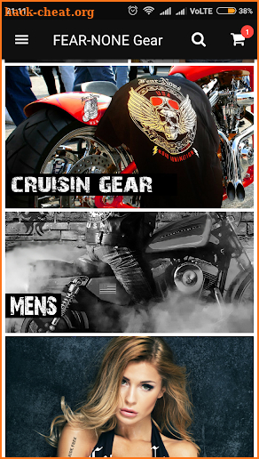 FEAR-NONE Motorcycle Gear screenshot