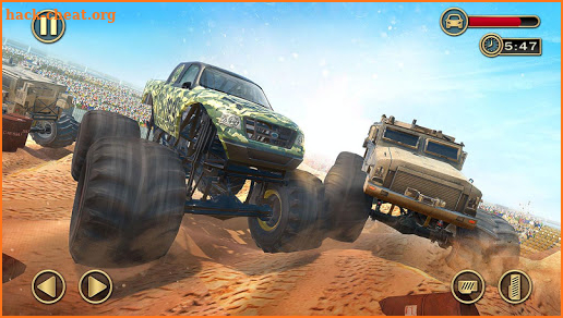 Fearless Army Monster Truck Derby Stunts screenshot