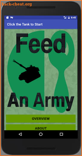 Feed An Army Food Planner screenshot