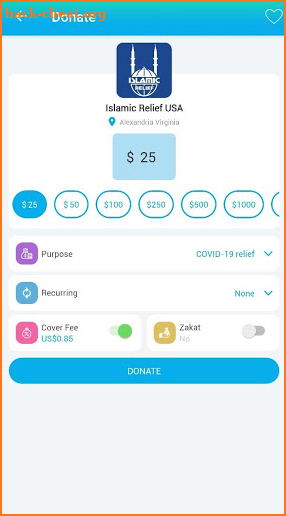 Feeling Blessed - Sadaqa & Zakat Donation screenshot