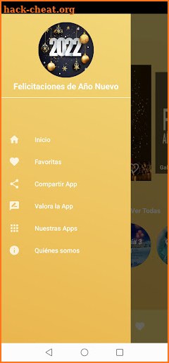 Felicitaciones de Año Nuevo 2022 screenshot