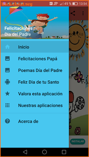 Felicitaciones Dia del Padre screenshot