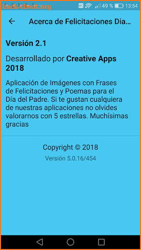 Felicitaciones Dia del Padre screenshot