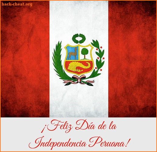 ¡Feliz Día de la Independencia Perú! screenshot