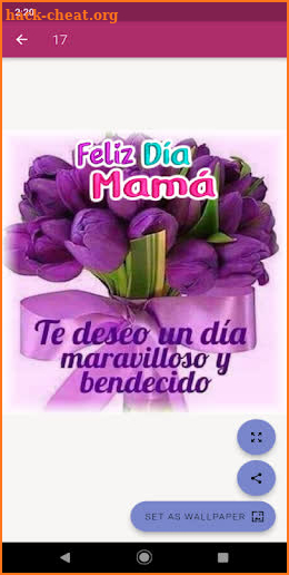 Feliz día de las madres screenshot