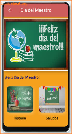 Feliz Día del Maestro screenshot