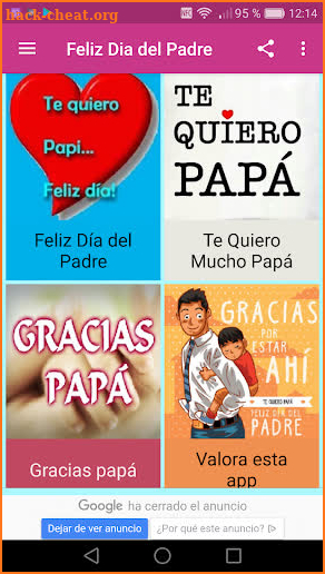 Feliz Dia del Padre - Papá Te Quiero Mucho screenshot