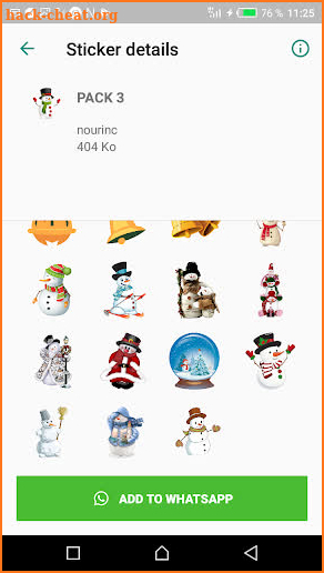 Feliz navidad stickers (WAstickerApps) screenshot