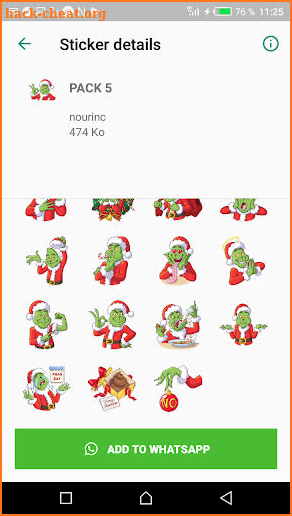 Feliz navidad stickers (WAstickerApps) screenshot