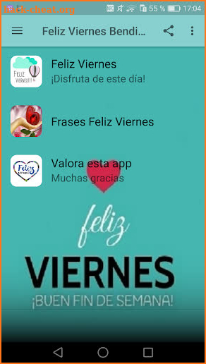 Feliz Viernes Bendiciones screenshot