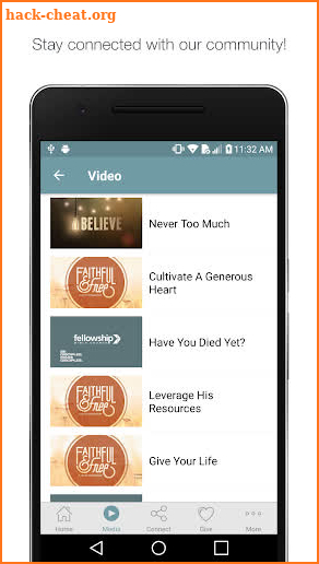 Fellowship Bible Church GA screenshot