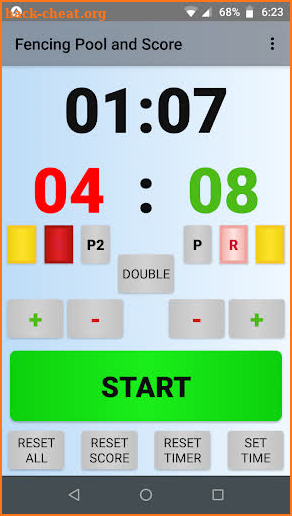 Fencing Pool and Score screenshot