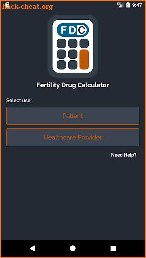 Fertility Drug Calculator screenshot