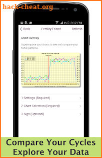 Fertility Friend Ovulation App screenshot