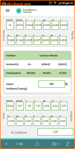 Fertilizers Calculator - Hydroponic, Soil screenshot