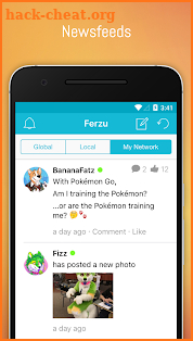 FERZU - Furries Social Network screenshot