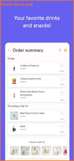 Fetcha—Alcohol & Food Delivery screenshot